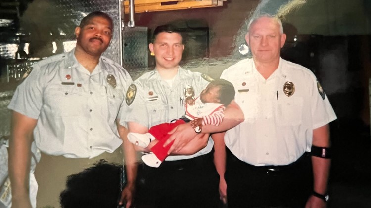 NC firefighters meet the baby they delivered 22 years ago