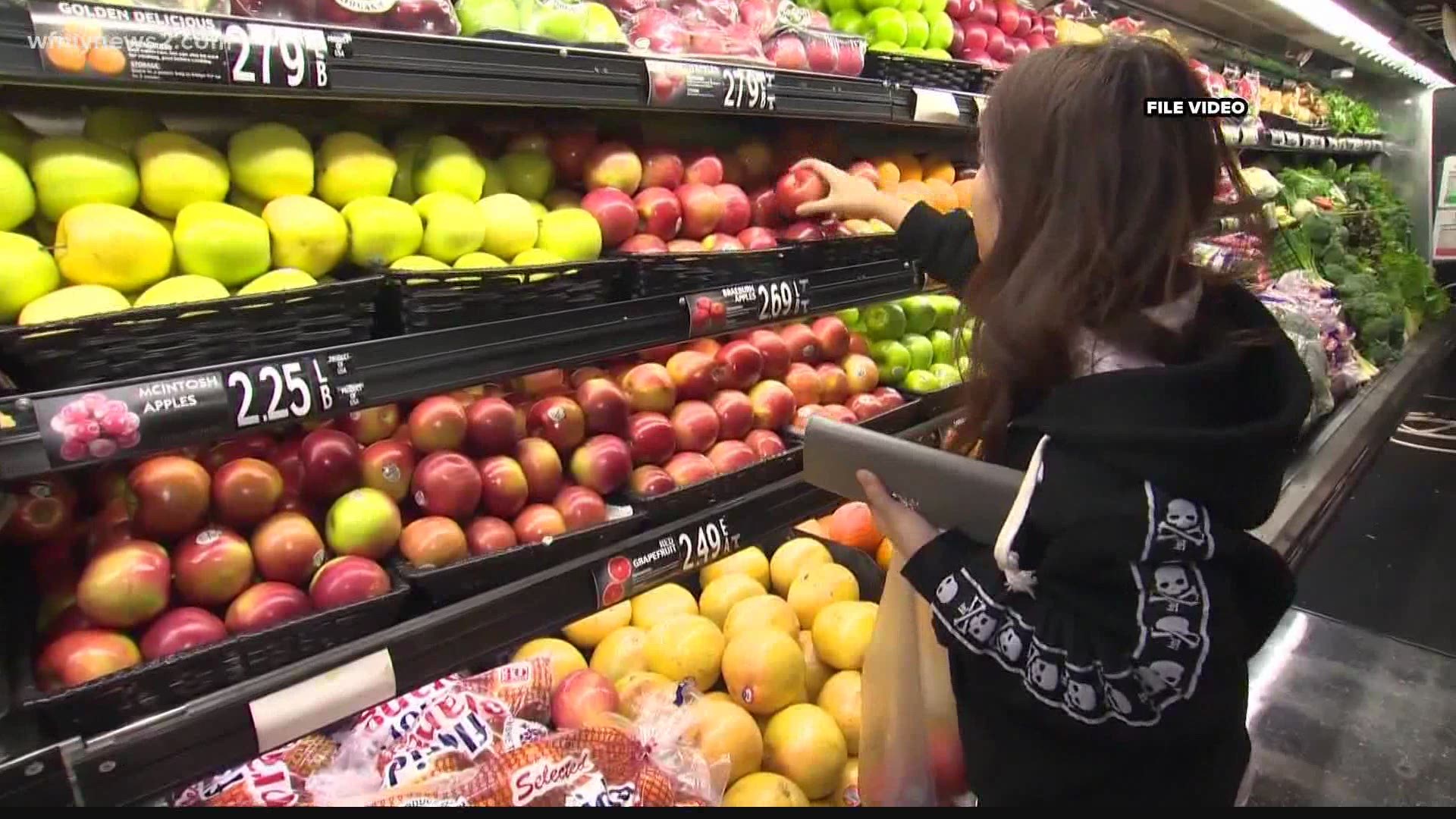 The CDC says eating healthy is associated with better attendance rates and test scores.