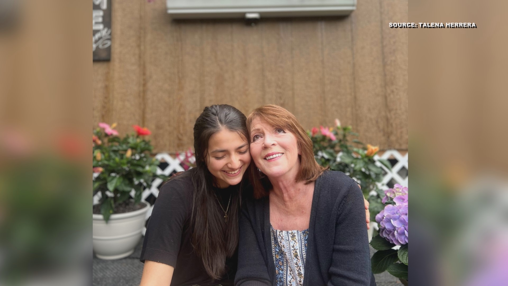 Talena Herrera set her sights on becoming a nurse after being a caretaker for her grandmother Sharon following her grandmother's recent cancer diagnosis.