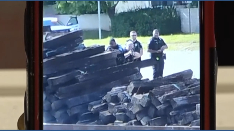 Coverage image for: 'Six feet from me' | Greensboro restaurant worker captures cell phone video of standoff between police and shooting suspect