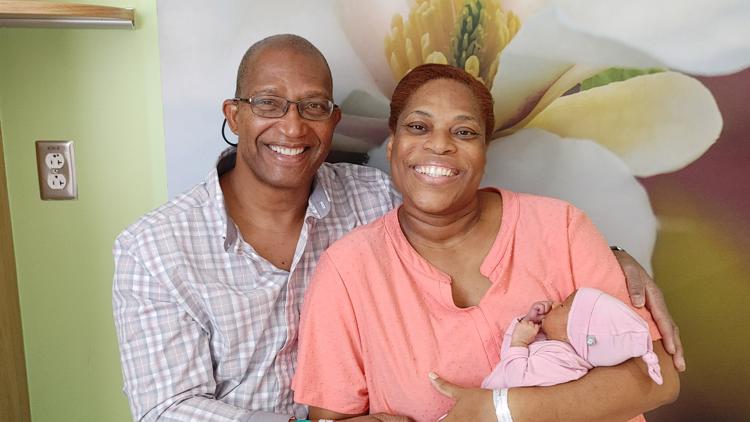 North Carolina mom delivers first child at 50