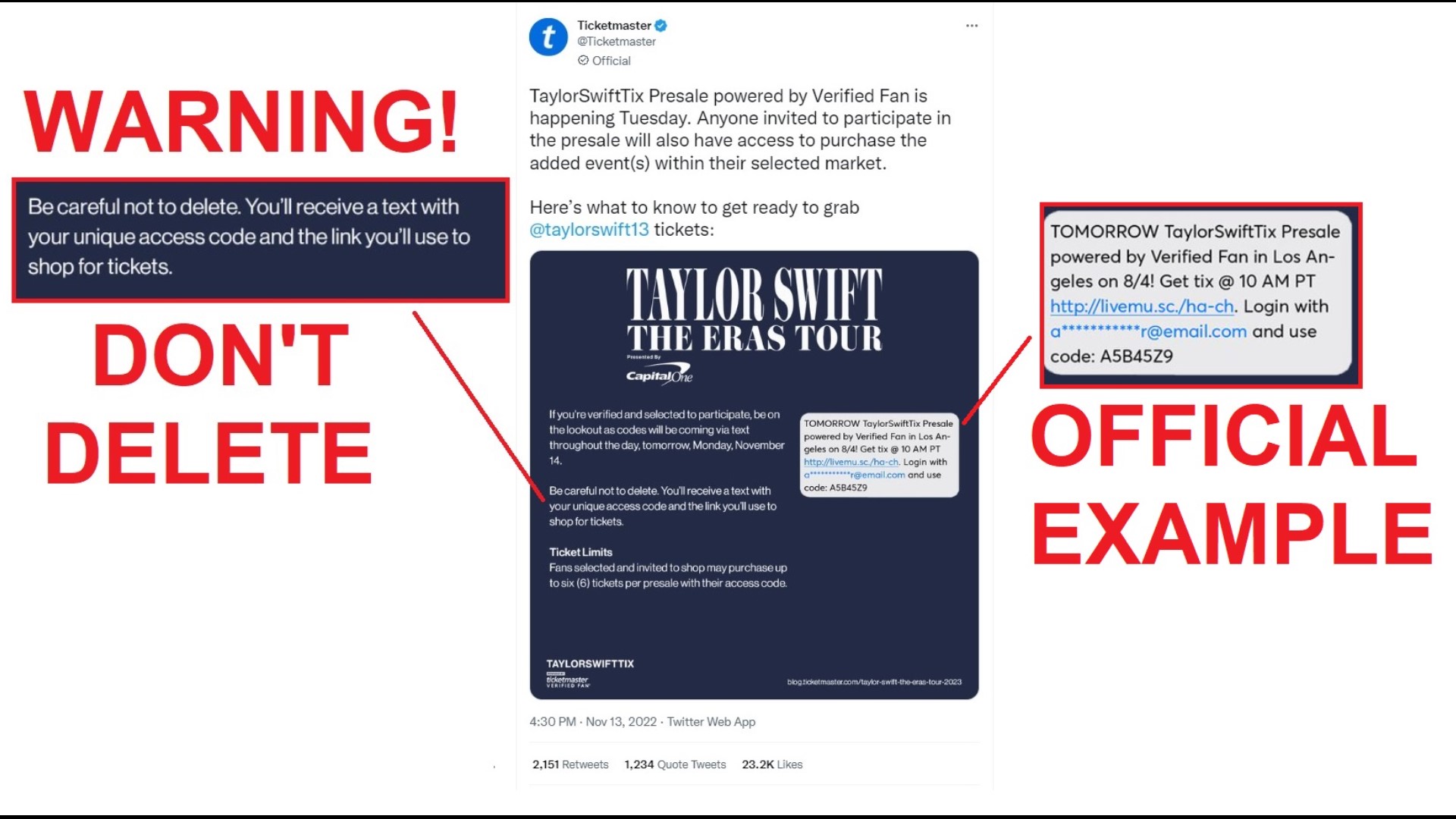 what is the taylor swift offer code