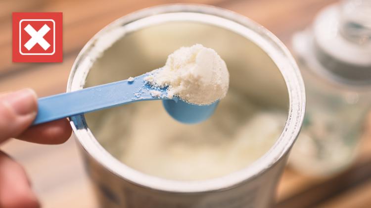 No, homemade baby formula is not safe for babies