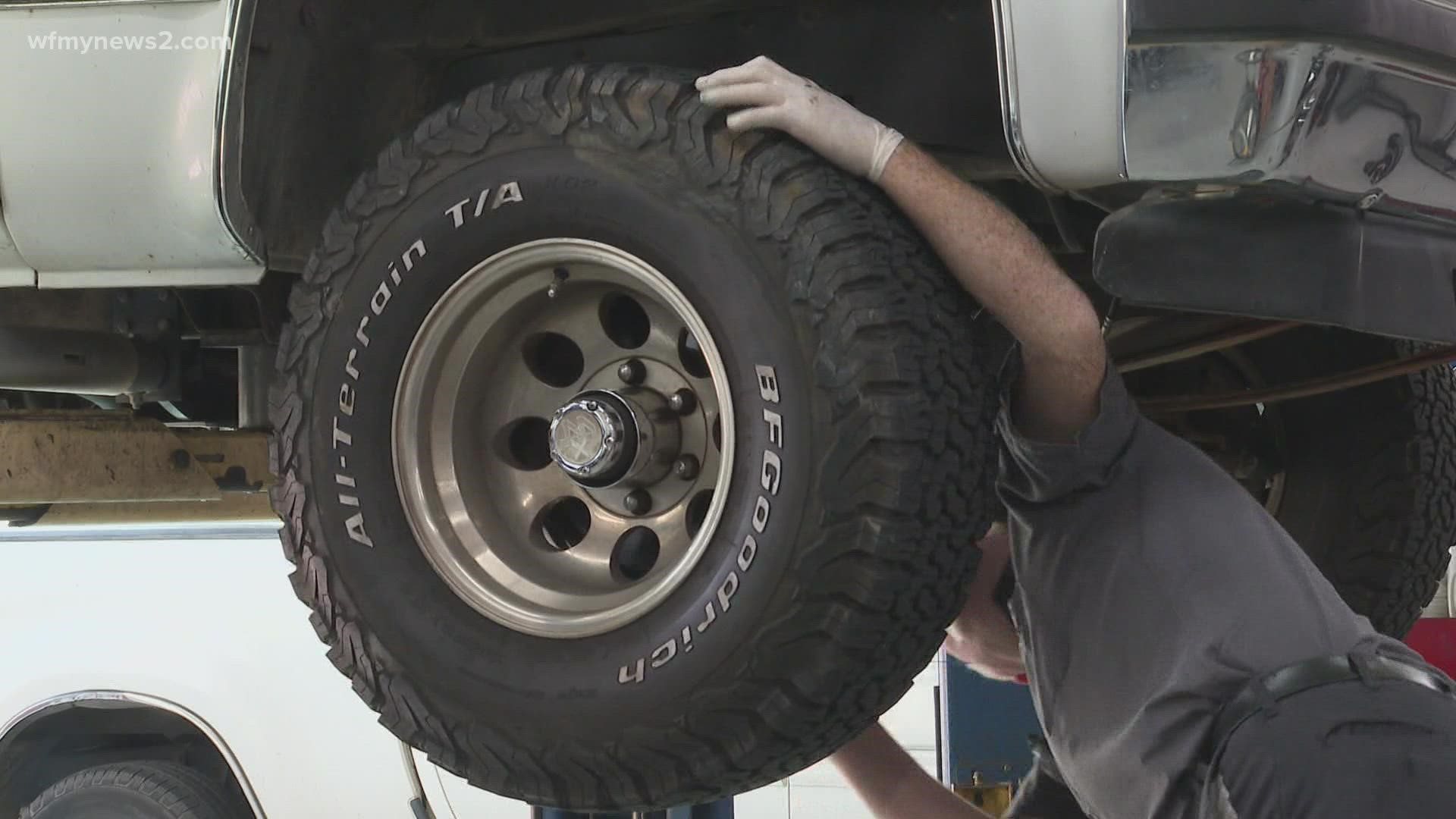 Cold air can take a toll on tires, but the same is not true for heat.