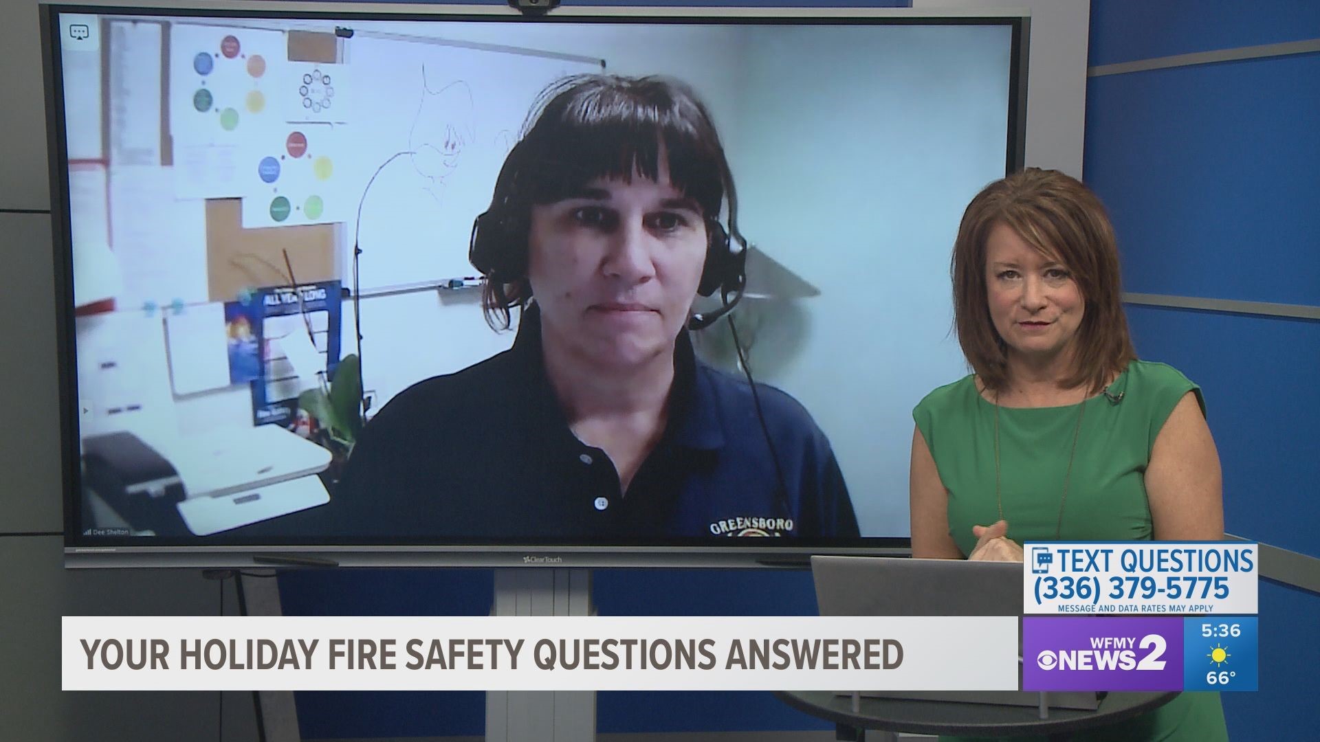 Dee Shelton from the Greensboro Fire Department answers your holiday fire safety questions.