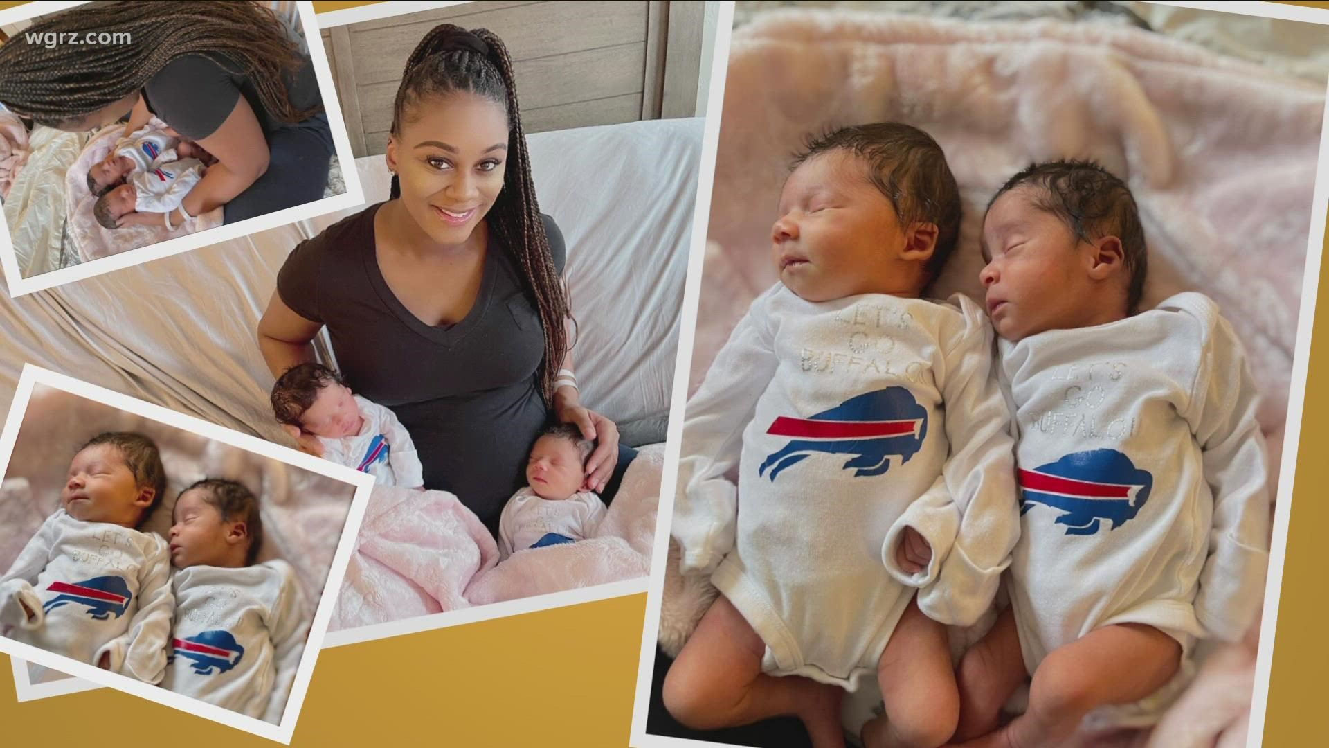The WGRZ family congratulates our Weekend Sports Anchor on the birth of her twin daughters.