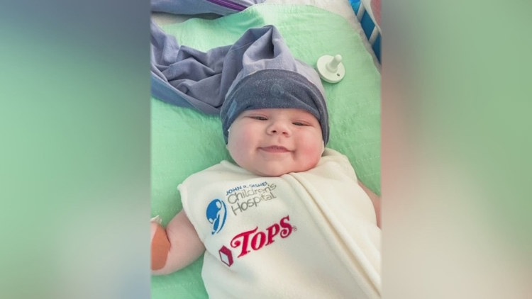 Insurance U-turn: Baby Cameron's crucial brain surgery approved