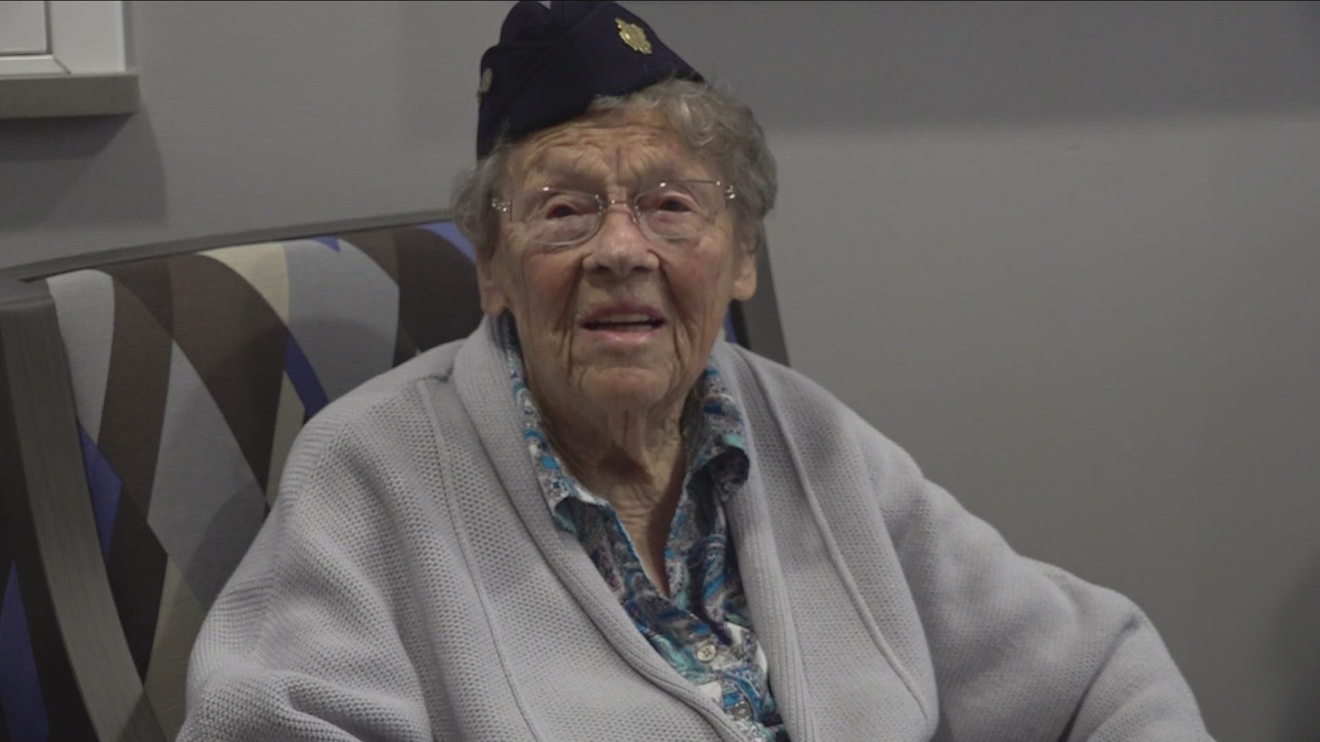 Margaret Brown served in the Coast Guard during World War II from 1943-1946