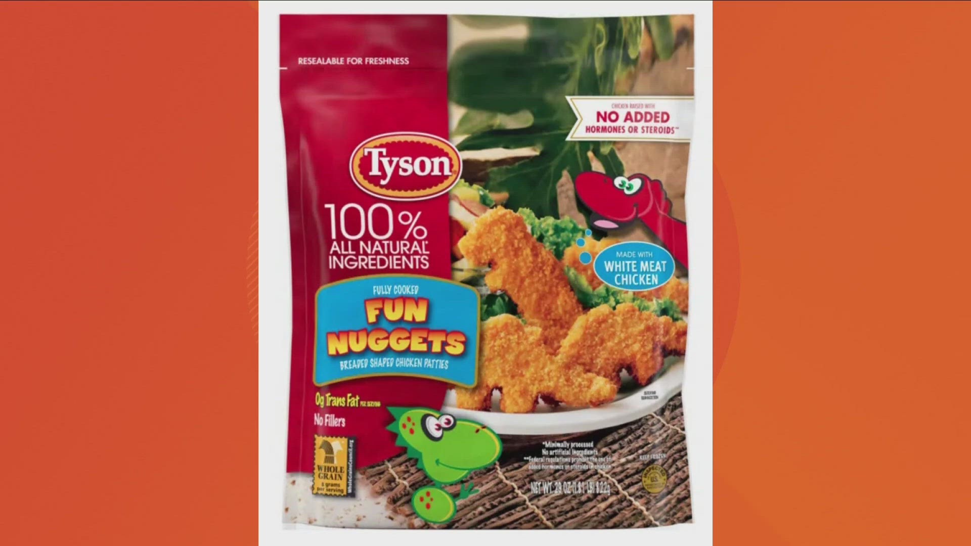Tyson dinosaur chicken nuggets recalled due to possible metal fragments