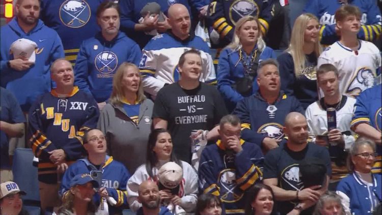 Molson Canadian buys Sabres fans a round to thank them for viral 'O Canada' moment