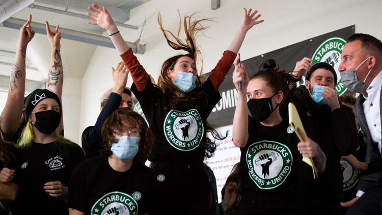 Buffalo Starbucks makes history voting for union by 19-8 vote
