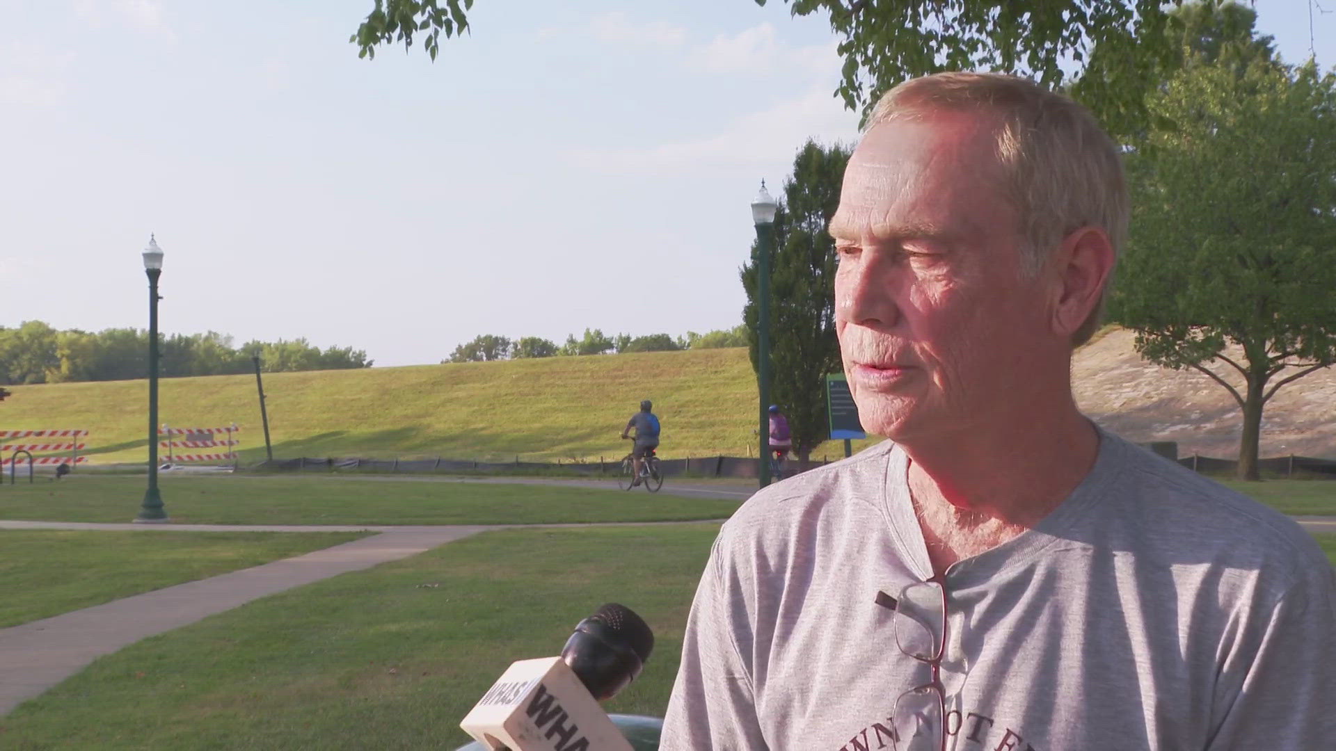 Billy Stark, enjoying the summer day in Clarksville, said this case has gone on long enough.