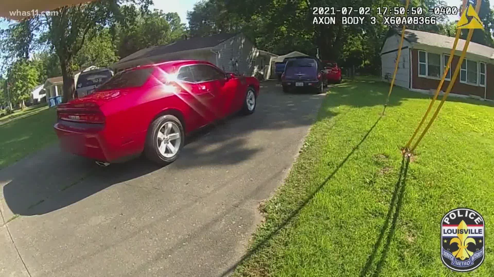 Bodycam video shows officers rescuing a young girl from a suspected kidnapper. Video shows the arrest of Robby Wildt, who is being held on a $1M bond.