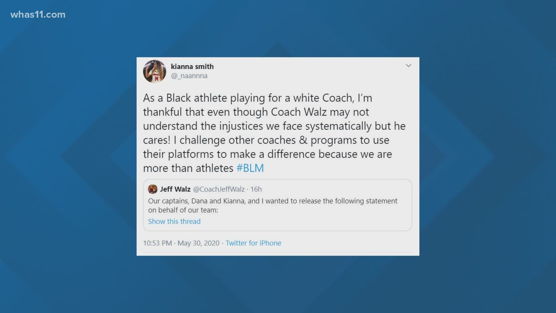 Local coaches and athletes are adding their voices to the cause and speaking out to show unity and solidarity in wake of deaths of African-Americans by police.