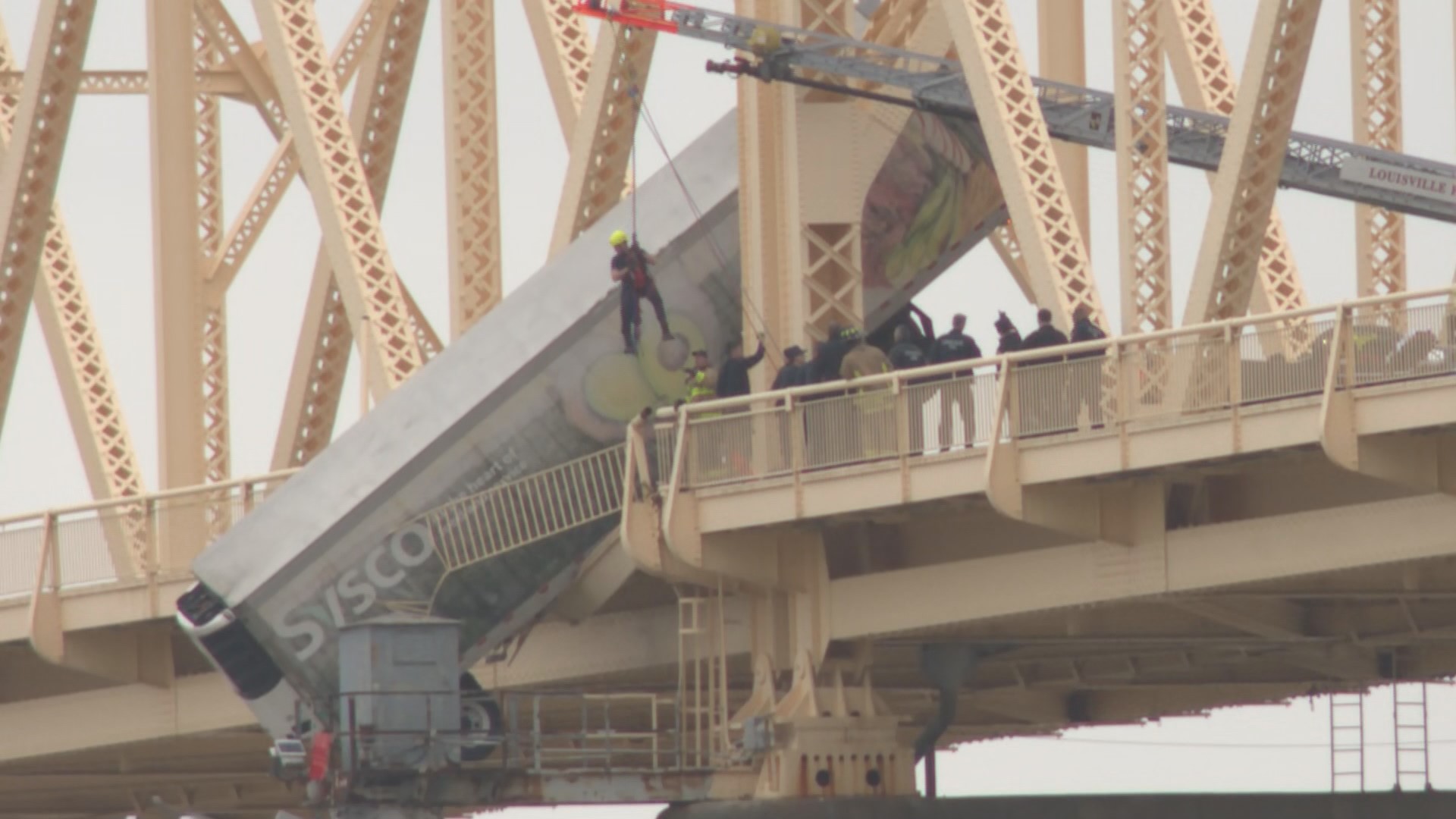 Driver charged for role in Clark Memorial Bridge semi crash | wthr.com