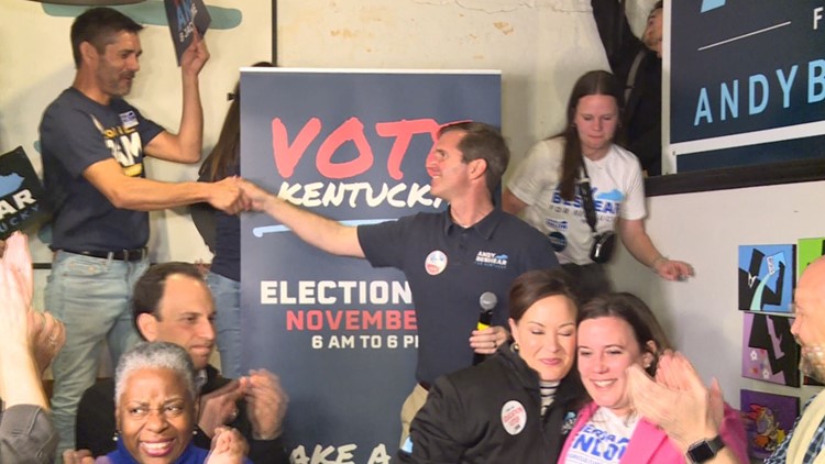 Kentucky voters give current Democratic Gov. Andy Beshear a second term