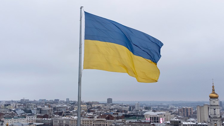 People rally for Ukraine at Tennessee State Capitol People rally for Ukraine at Tennessee State Capitol