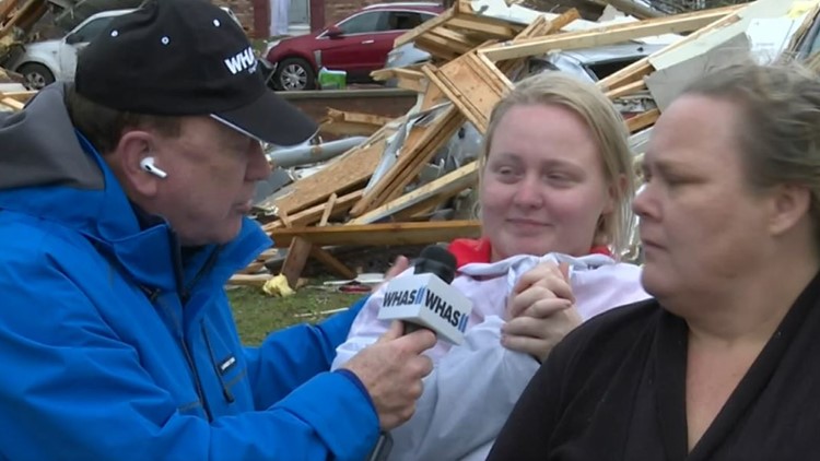 She was on FaceTime with her mom when the tornado struck in Kentucky