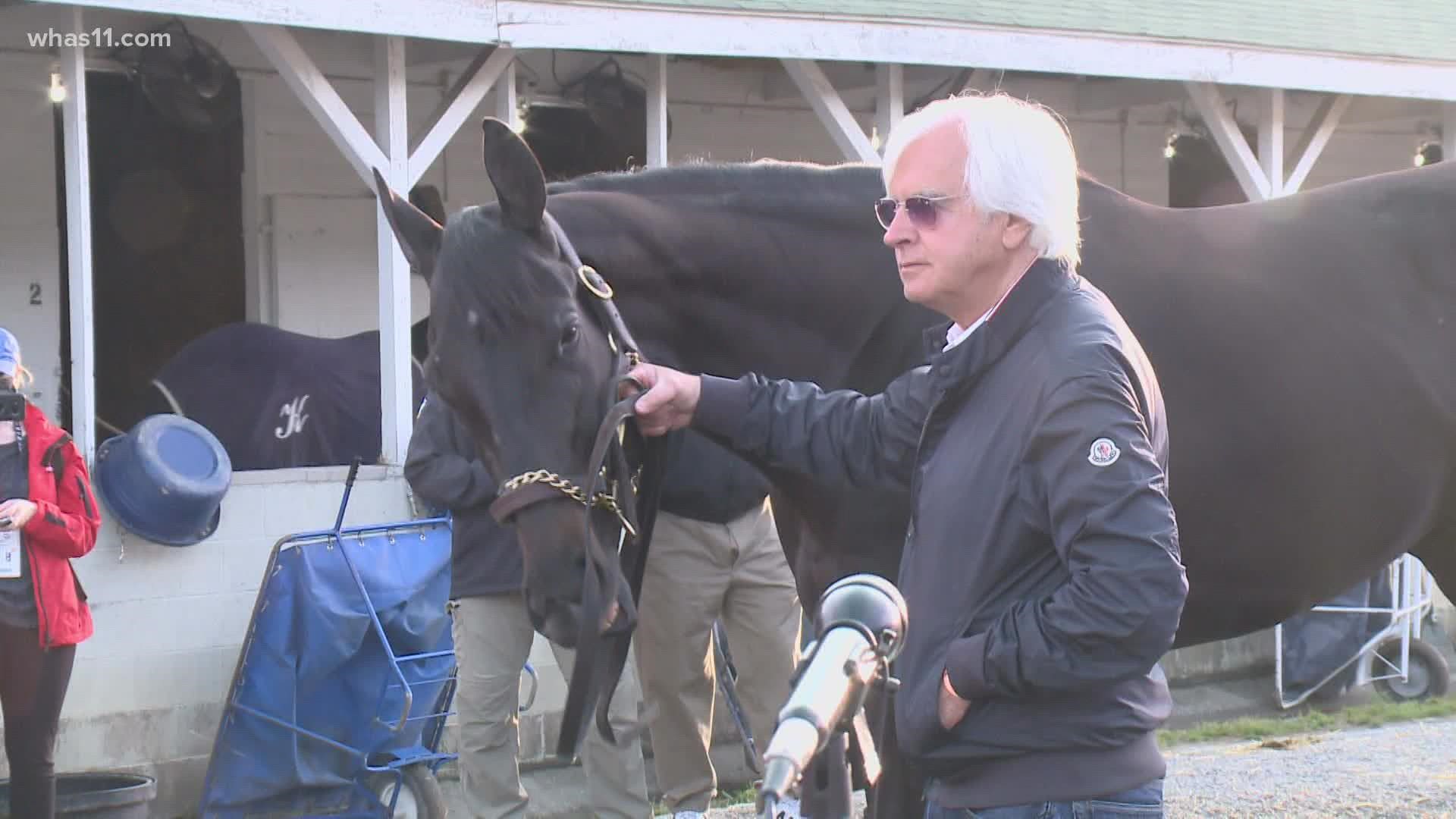 The New York Racing Association has charged Bob Baffert with detrimental conduct and scheduled a hearing for the two-time Triple Crown-winning trainer to respond to