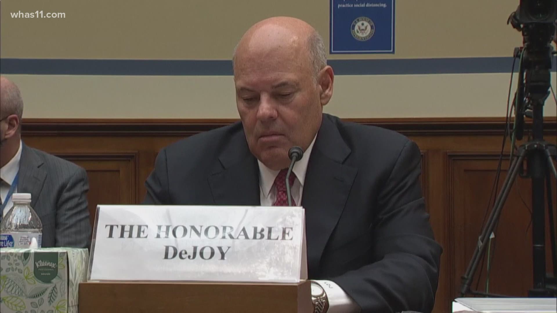 As  delays with mail continue, U.S. Postmaster General Louis DeJoy faced a second round of questioning, this time before the House Oversight Committee.