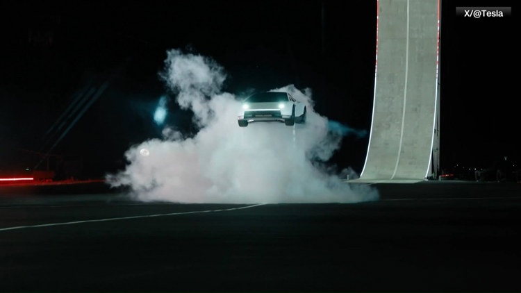 WATCH: Tesla showcases flying Roadster car