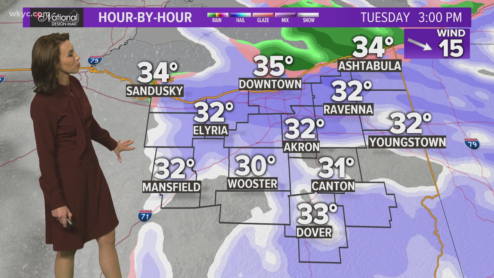 Snow is on the way. Betsy Kling has what to expect in her extended forecast.