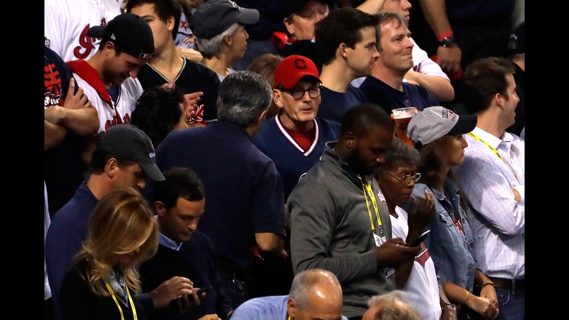 Chicago Cubs pitcher Jon Lester reacts after ending Cleveland Indians rally  during the seventh inning of World Series game 7 at Progressive Field in  Cleveland, Ohio, on November 2, 2016. Photo by