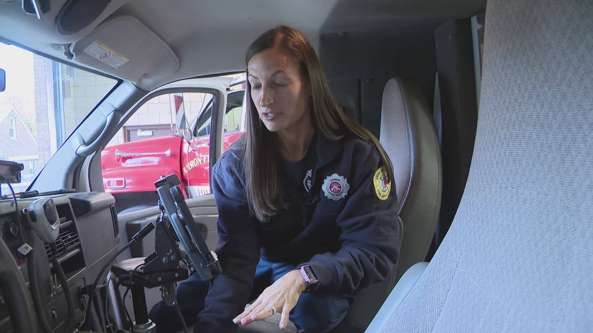 Firefighters respond to emergencies every day. An Akron first responder went from giving help to needing it when she had her own emergency.