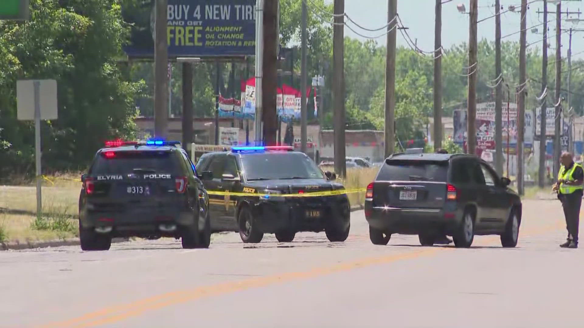 Two of the officers were seriously injured in the shooting and were life flighted to MetroHealth Medical Center.