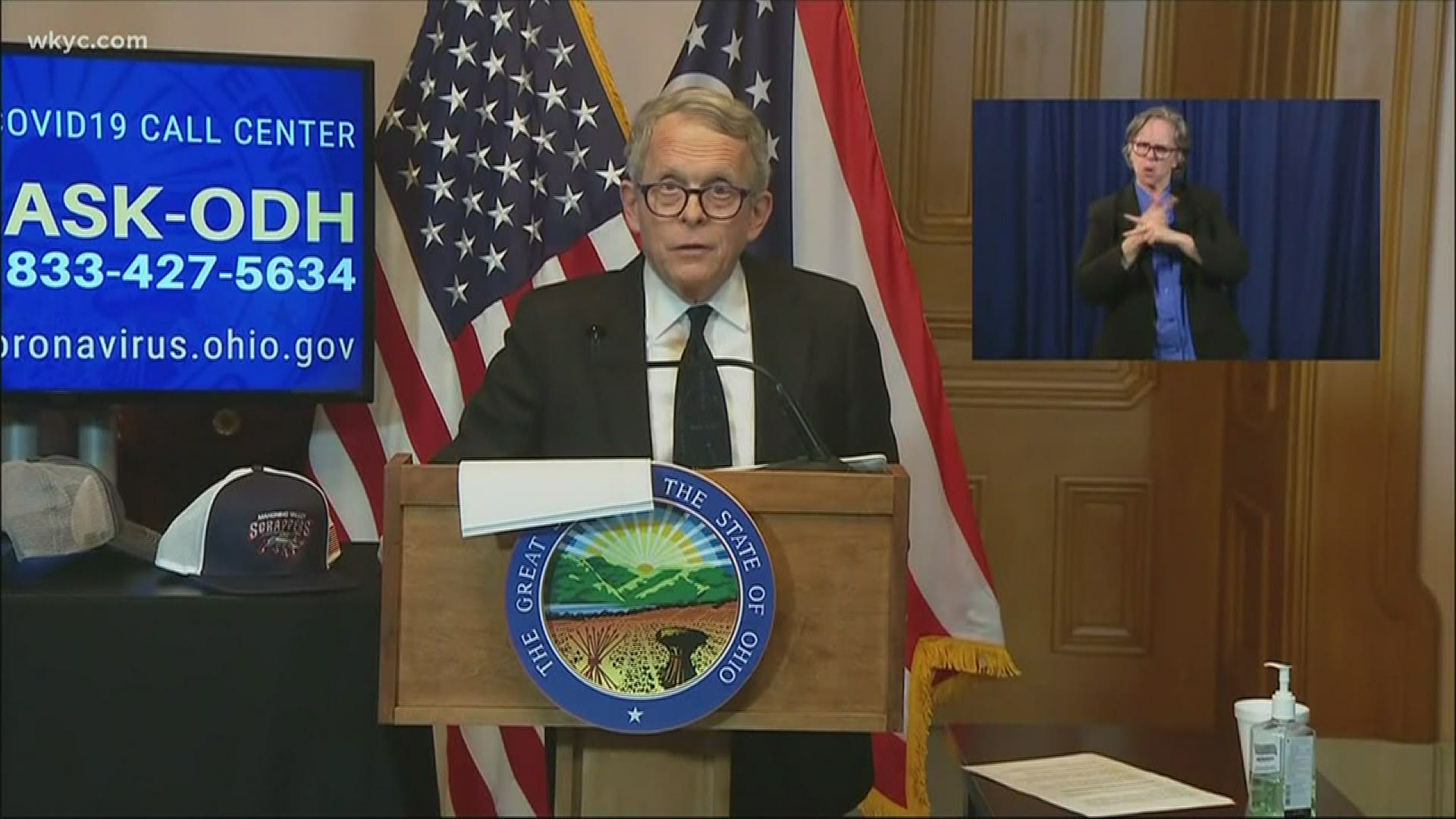 DeWine says citizens' efforts have helped to drastically flatten the curve. Laura Caso reports.