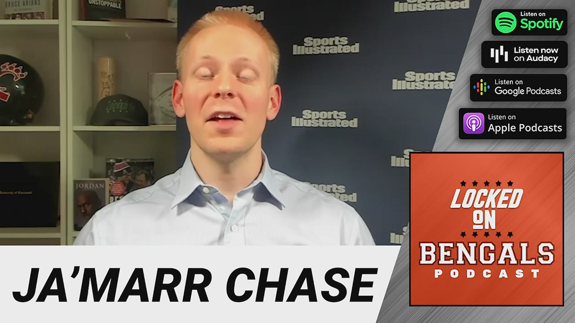 The staff of Locked On react to Ja'Marr chase being selected by Cincinnati Bengals.