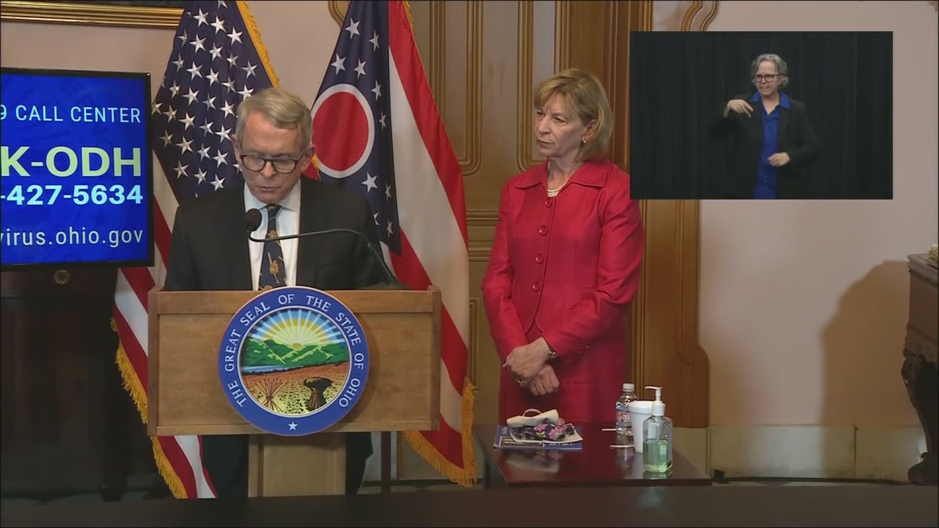 Ohio Governor Mike DeWine praised TikTok star Charlie D'Amelio for doing her part to encourage social distancing.