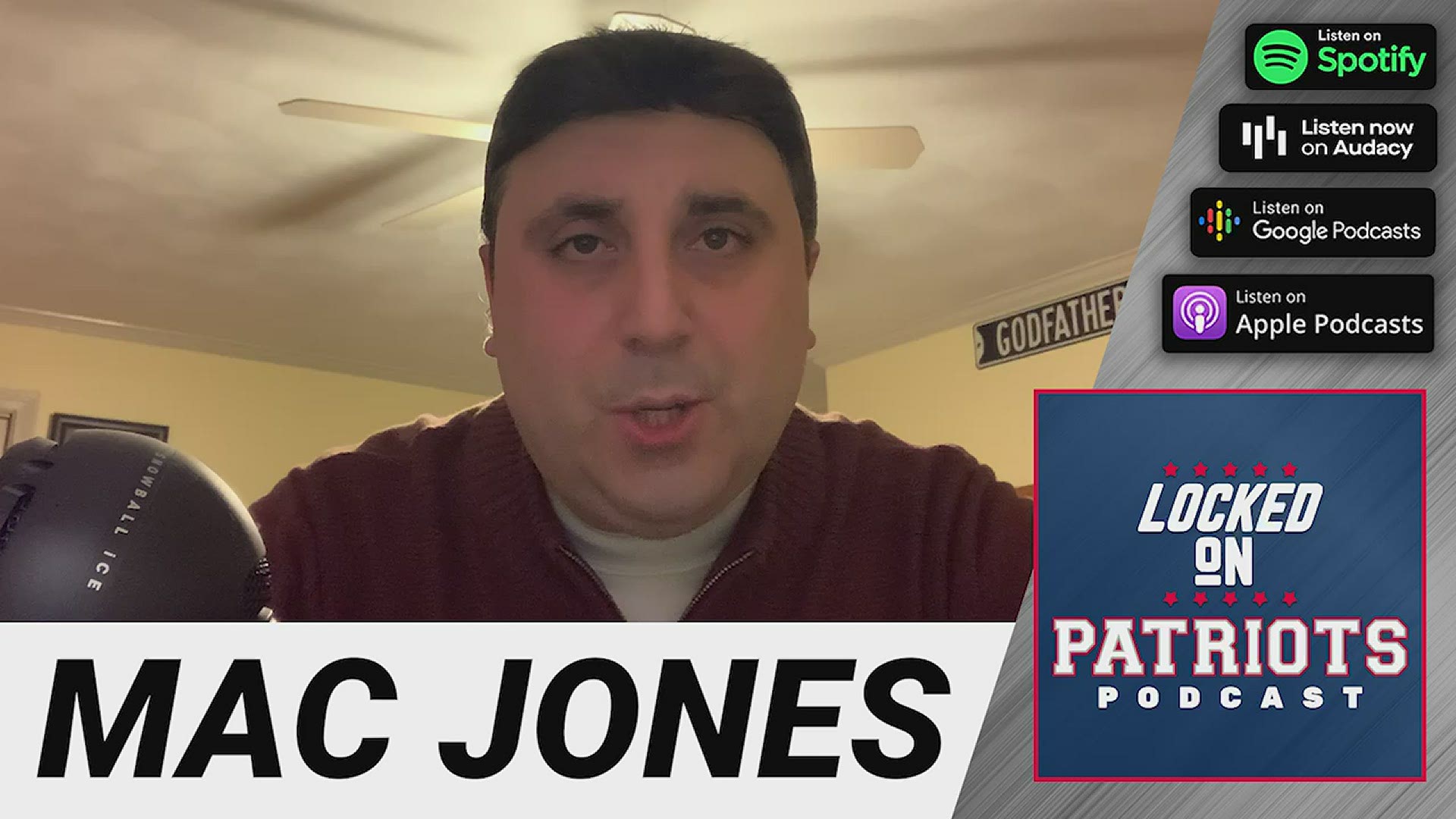 The Locked on staff react to the Patriots selecting Mac Jones in the 2021 NFL draft.