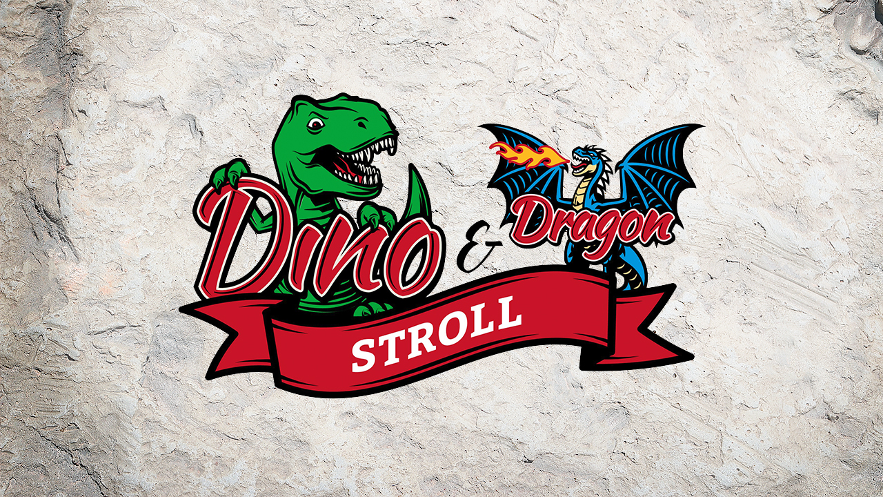 Win a 4-pack of tickets to the Dino and Dragon Stroll at Summit County Fairground