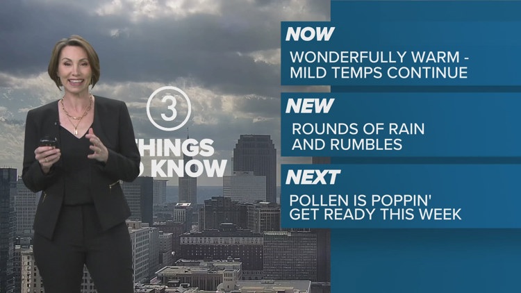 FORECAST | Warm, but stormy pattern this week