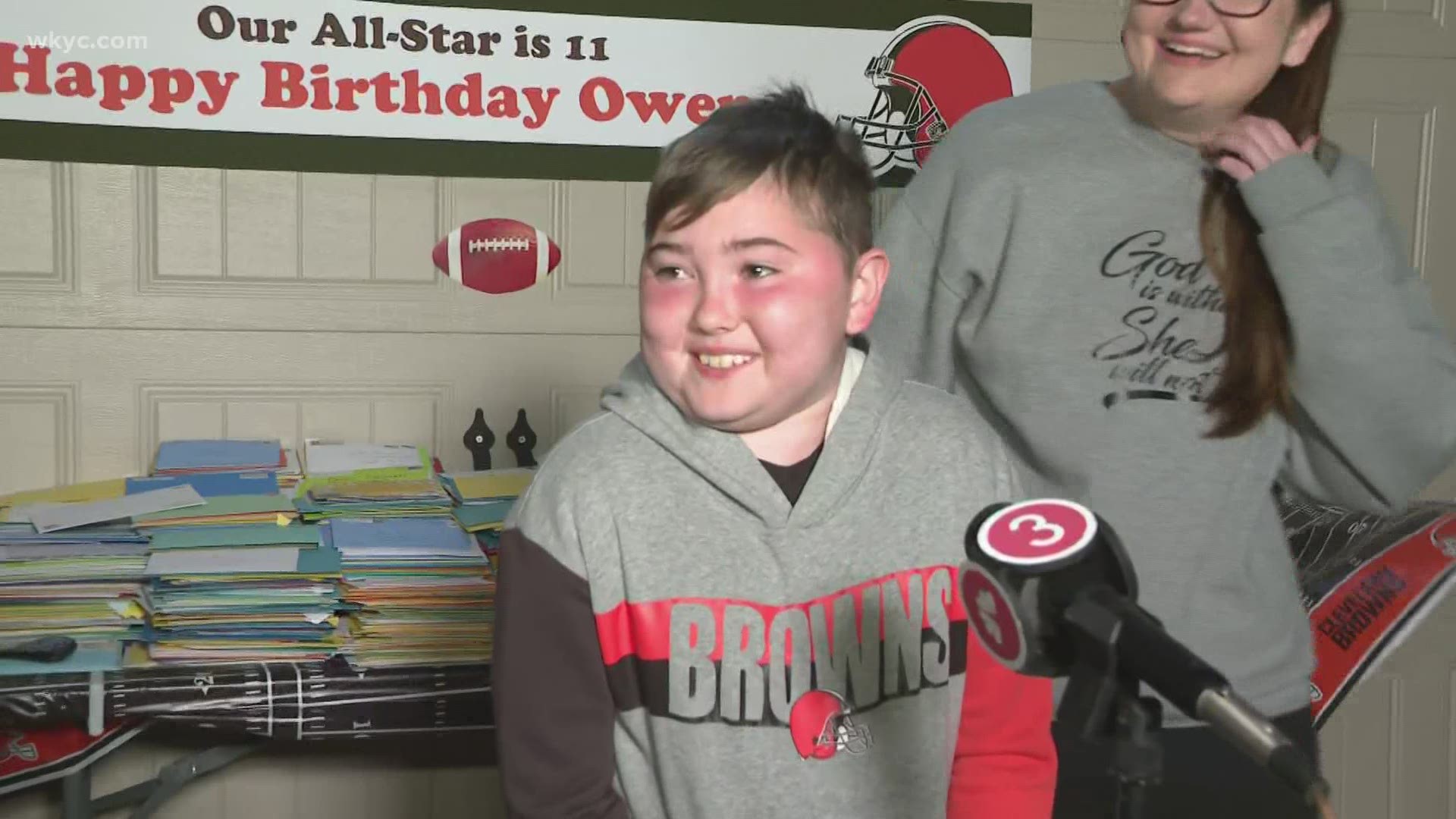 Owen Caswell is turning 11 years old today -- and he got a big surprise on live TV while recovering from a COVID-19 complication known as MIS-C.