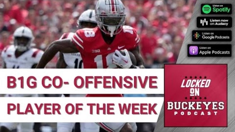 Marvin Harrison Jr. of Ohio State named B1G co-offensive player of the week: Locked On Buckeyes