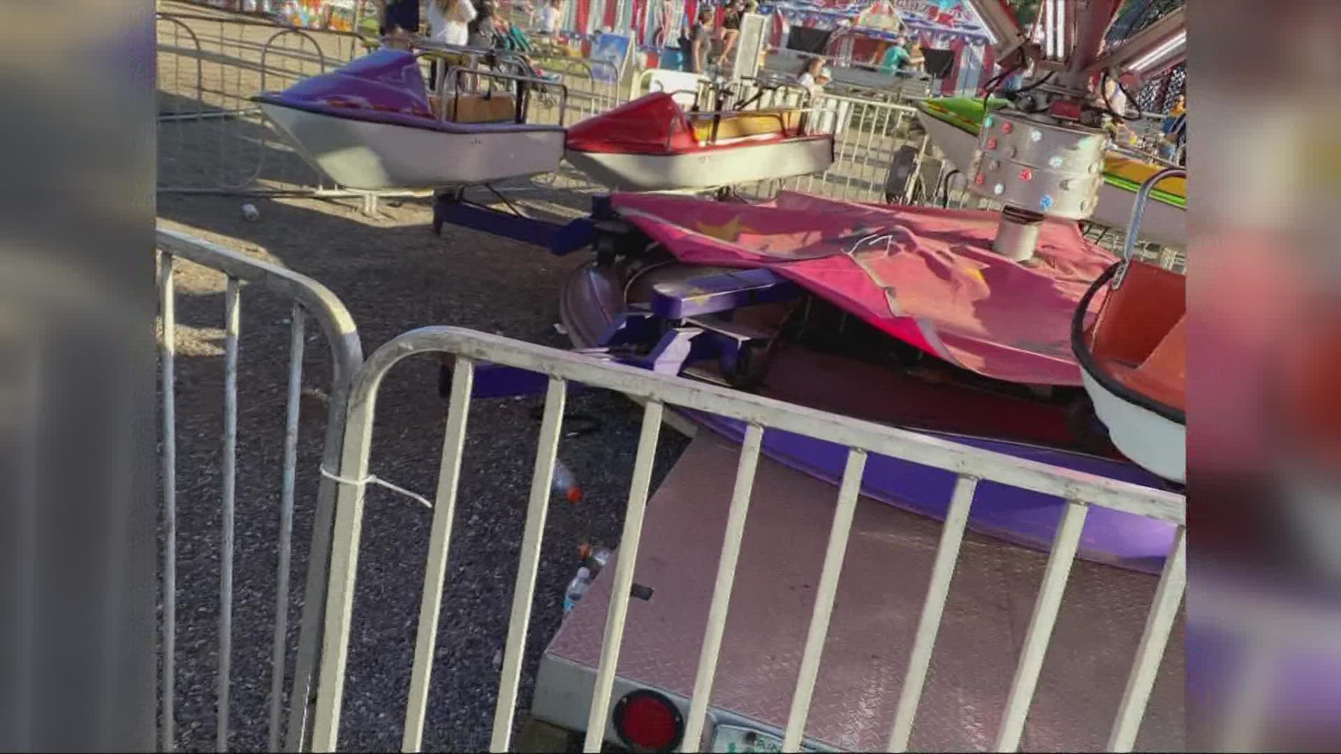 3 children injured after ride malfunctions in Ohio