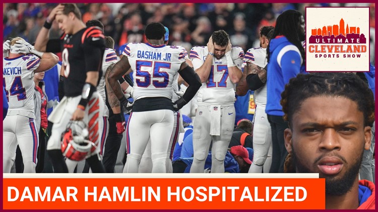Buffalo Bills safety Damar Hamlin hospitalized after suffering cardiac arrest on the football field
