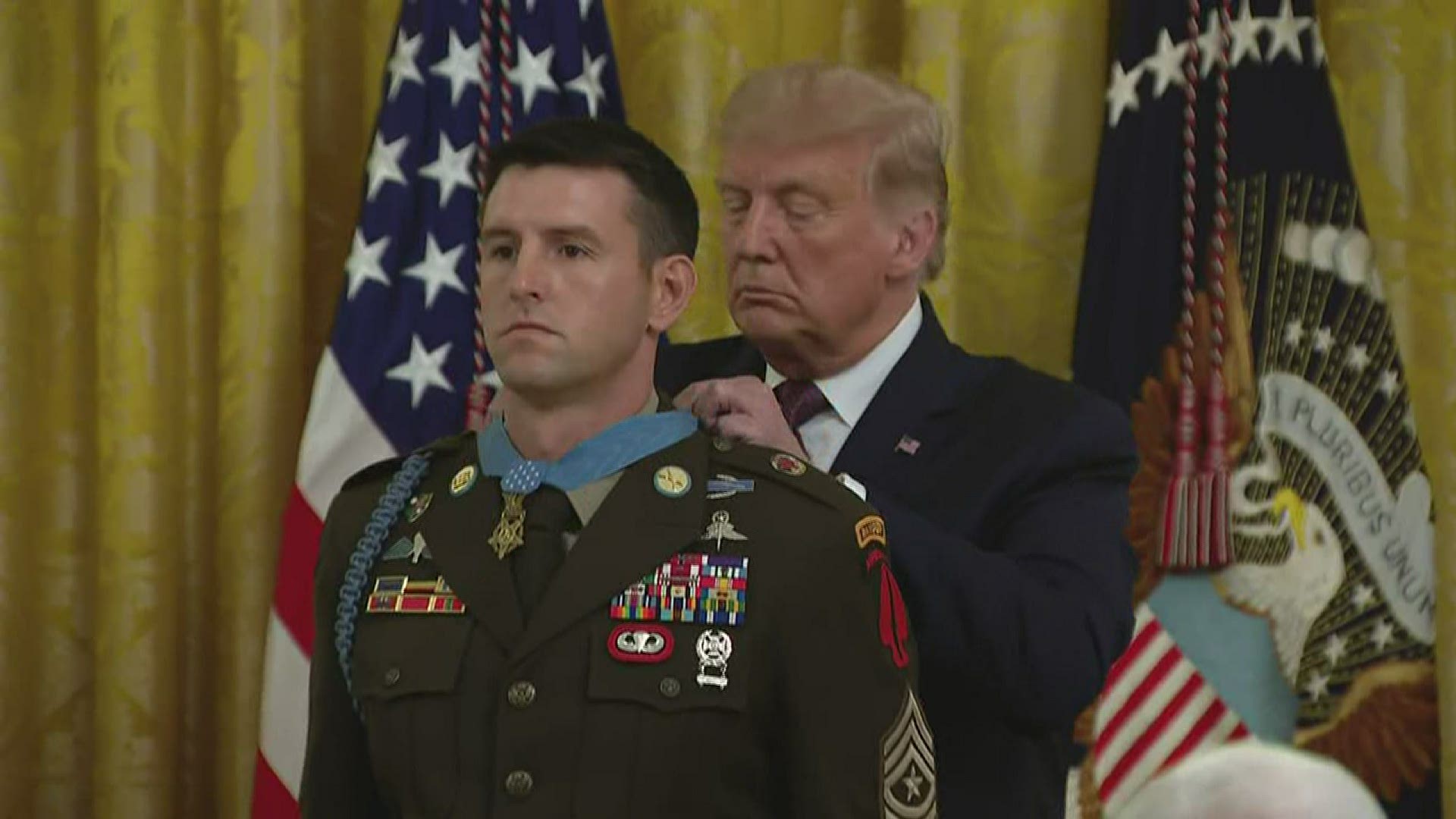 Sgt. Thomas Payne was awarded the Medal of Honor for his actions to rescue hostages in Iraq from ISIS in 2015.
