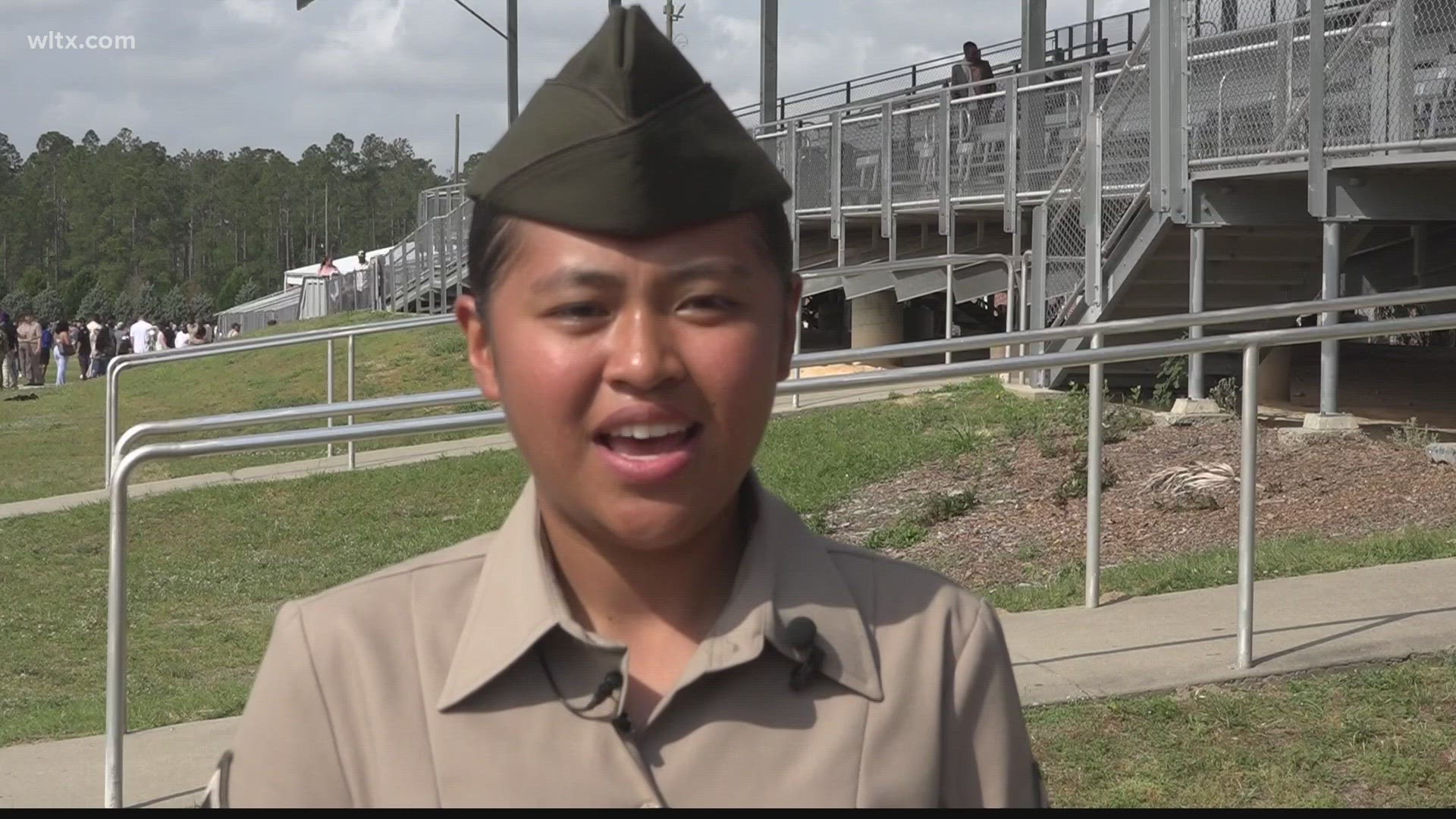 A door dash driver wanted to join the military but didn't think she could do it, a program helped her and she graduates this weekend.