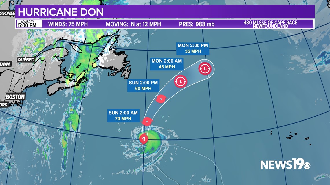 Hurricane Don forms, tropics look to more active