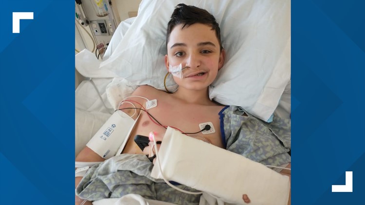 13-year-old awake, talking after surviving a stroke