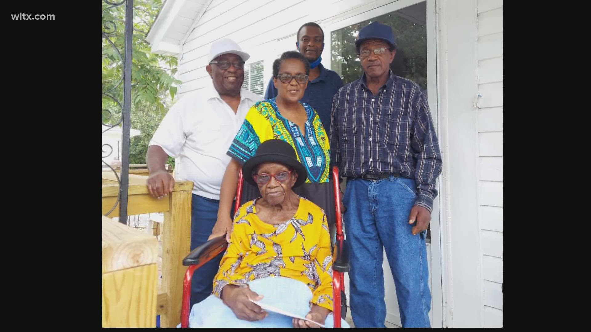 Thelma Strother turned 102 in Lexington on Tuesday and a bit of the town turned out to say "Happy Birthday"
