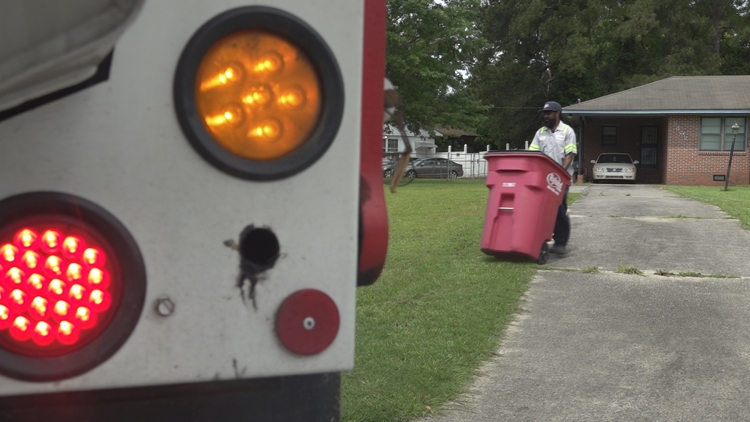'I'm just glad I was there' | Detour leads local garbage collector to help neighbor in need