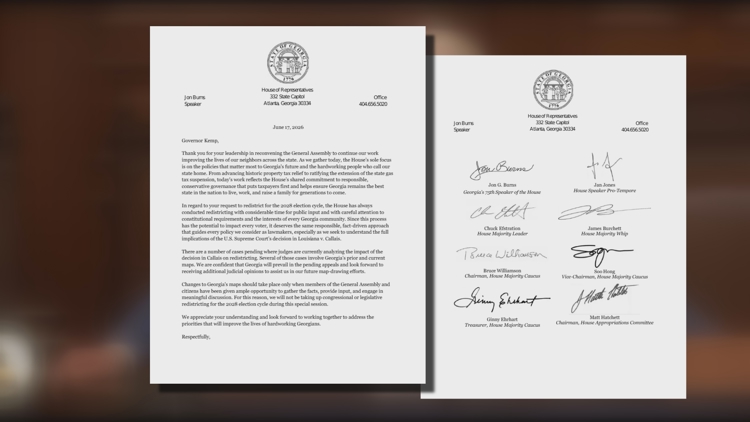 'Not rushing it' | Why Georgia House leaders scrapped redistricting plan after weeks of discussion