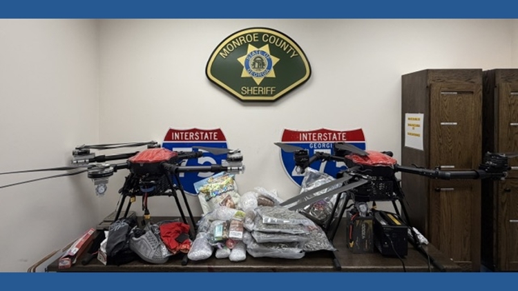 Suspects from Fulton, Clayton counties arrested after attempted contraband drops in Monroe County, per report