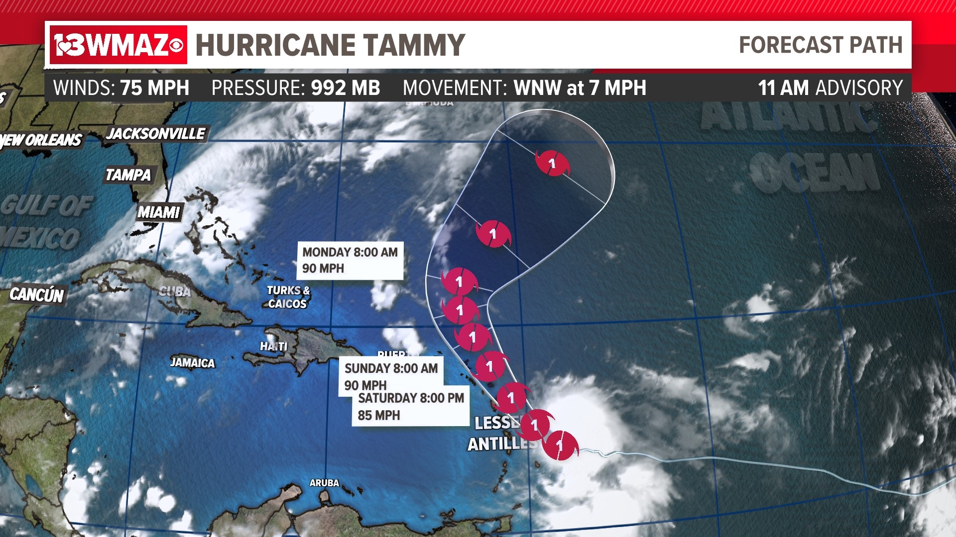 Two Hurricanes have now formed, one in the Atlantic and one in the Pacific