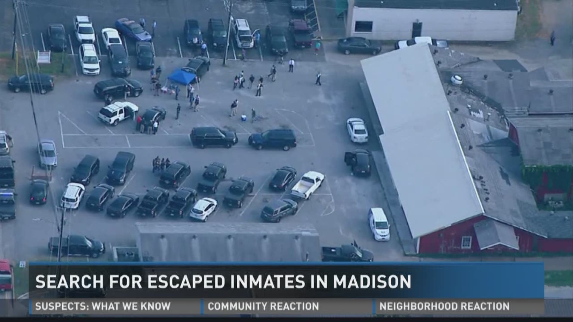 Search for escaped inmates in Madison