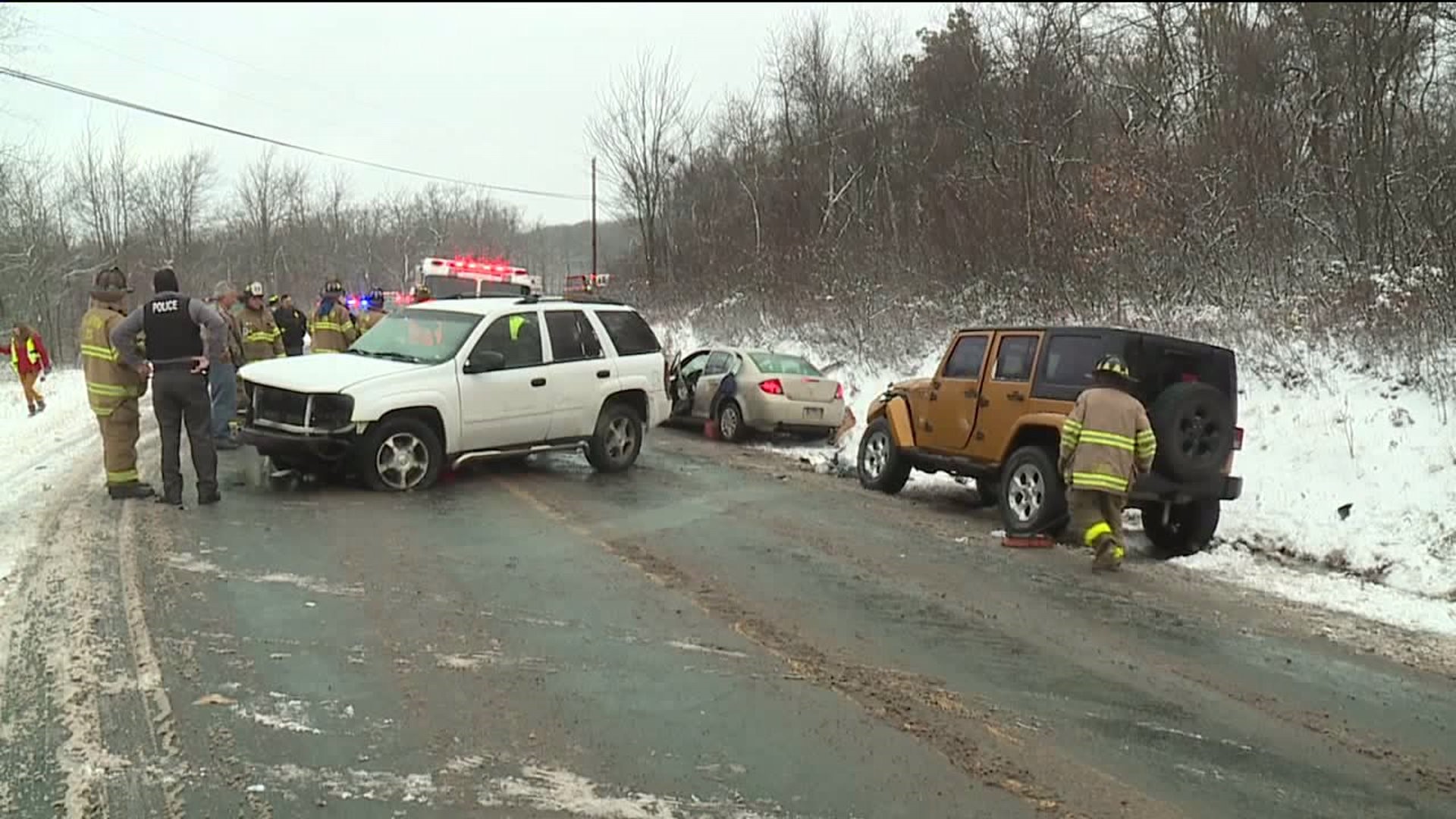 Person Thrown from Vehicle in Lackawanna County Crash